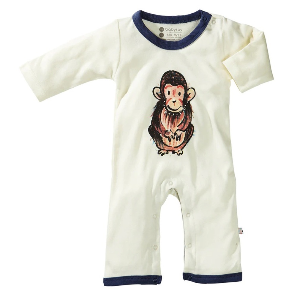 Baby soy Janeybaby, Jane Goodall pajamas, NWT 12-18 months
